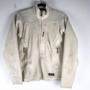 Patagonia Cream Zip Up Fleece